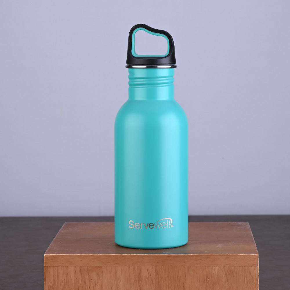 Captain Single Wall Bottles 800ml - Blue and Teal