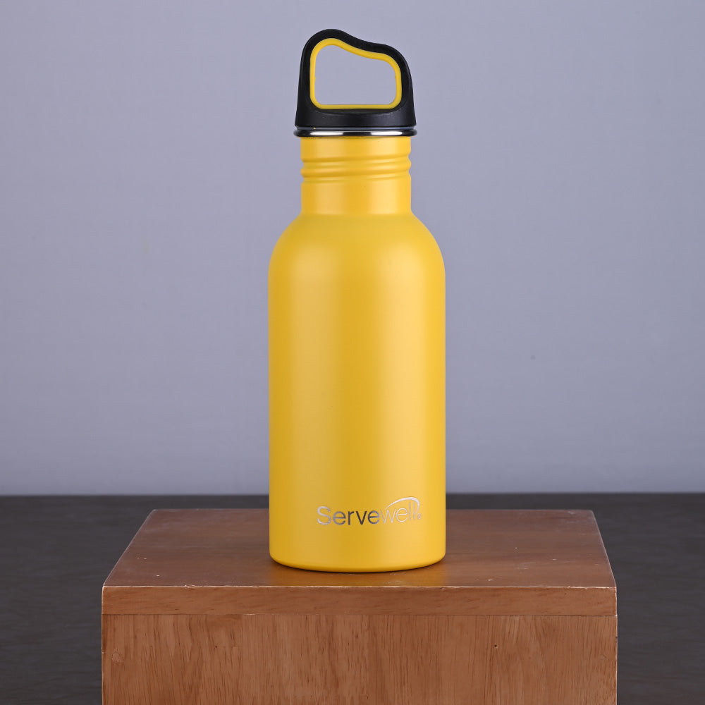 Captain Single Wall Bottles 800ml - Yellow Combo