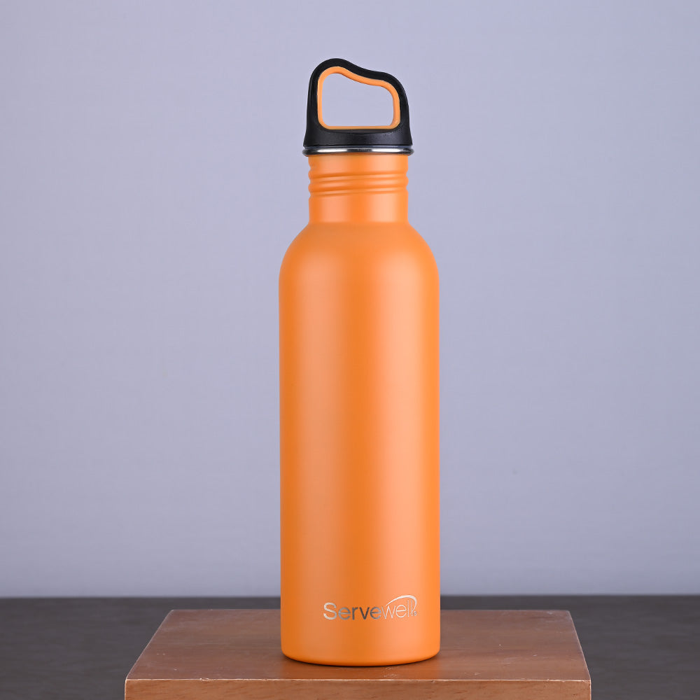 Captain Single Wall Bottles 800ml - Yellow and Orange