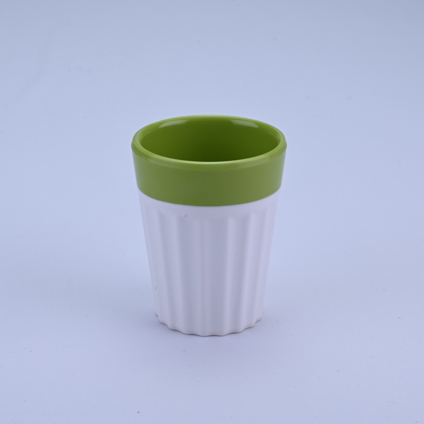 6 pc 2 Tone Chai Glass Set