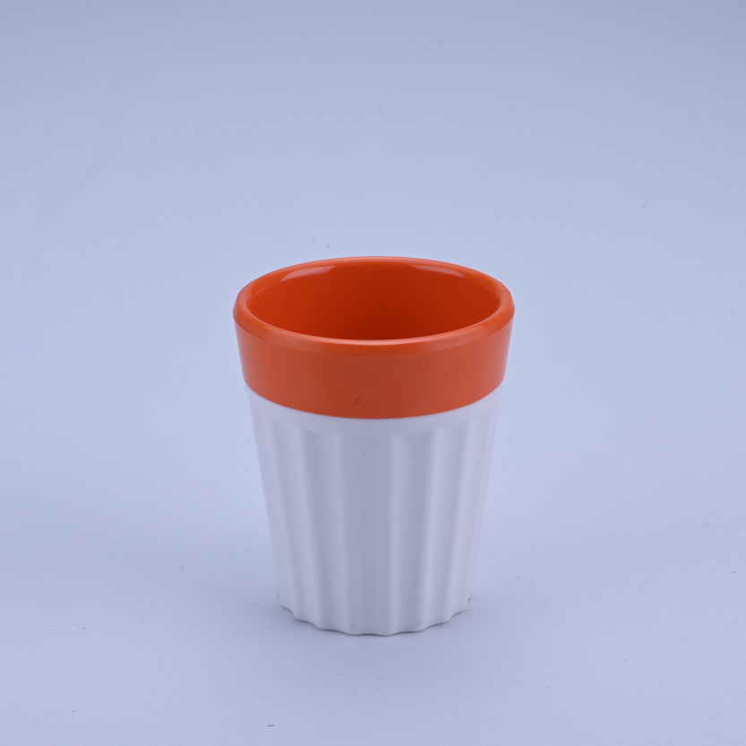 6 pc 2 Tone Chai Glass Set