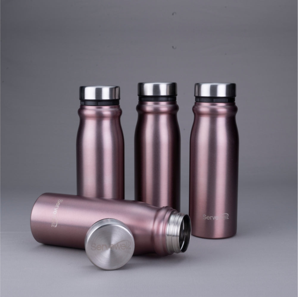 Hudson Steel Fridge Bottles - 1100 ml (Set of 4)