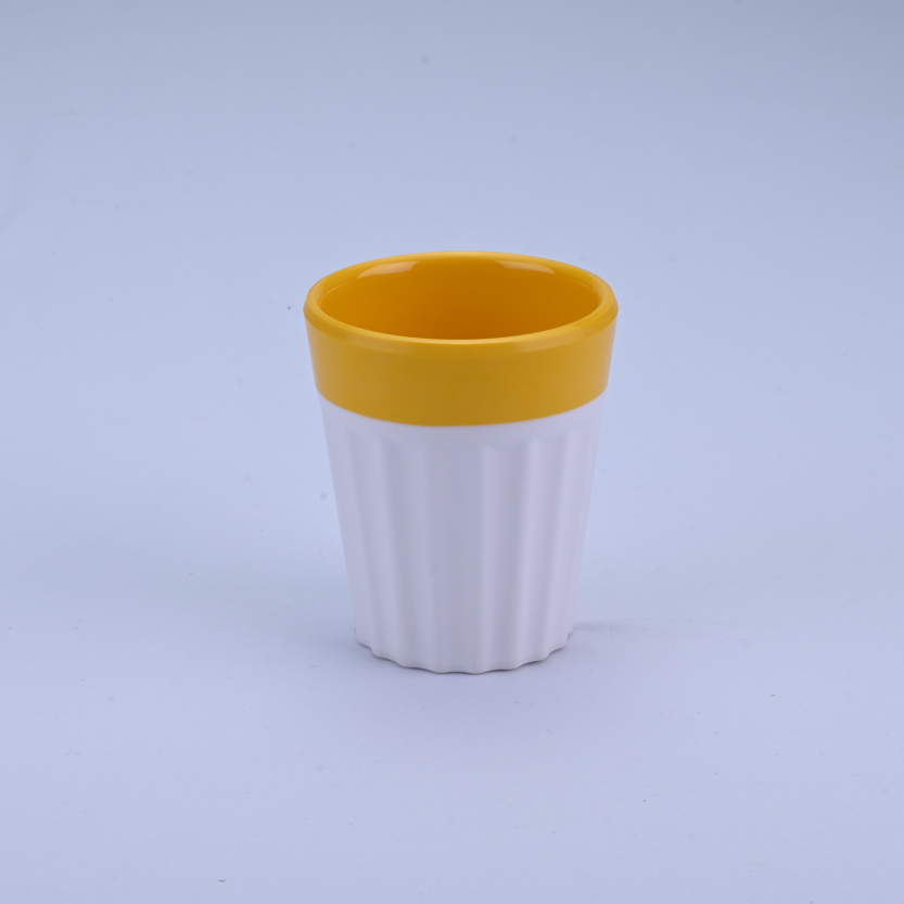 6 pc 2 Tone Chai Glass Set