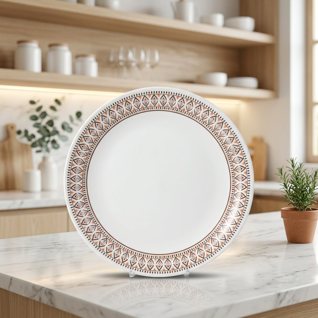 6 pc Dinner Plate Set Round 28 cm - Diya
