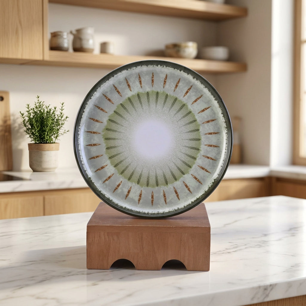 6 pc Dinner Plate Set Dome 27 cm - Lucent