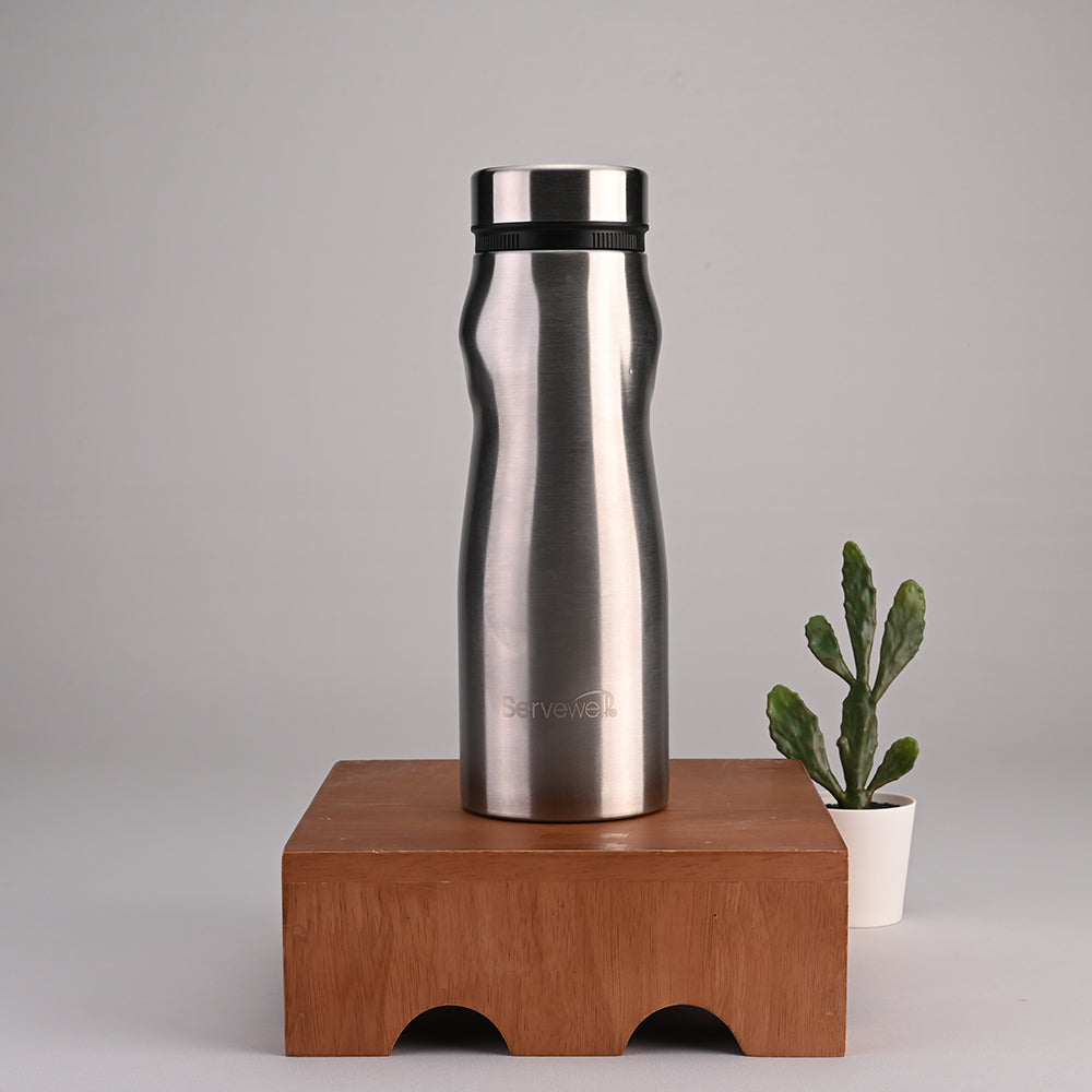 Congo Steel Fridge Bottles - Steel (Set of 4)