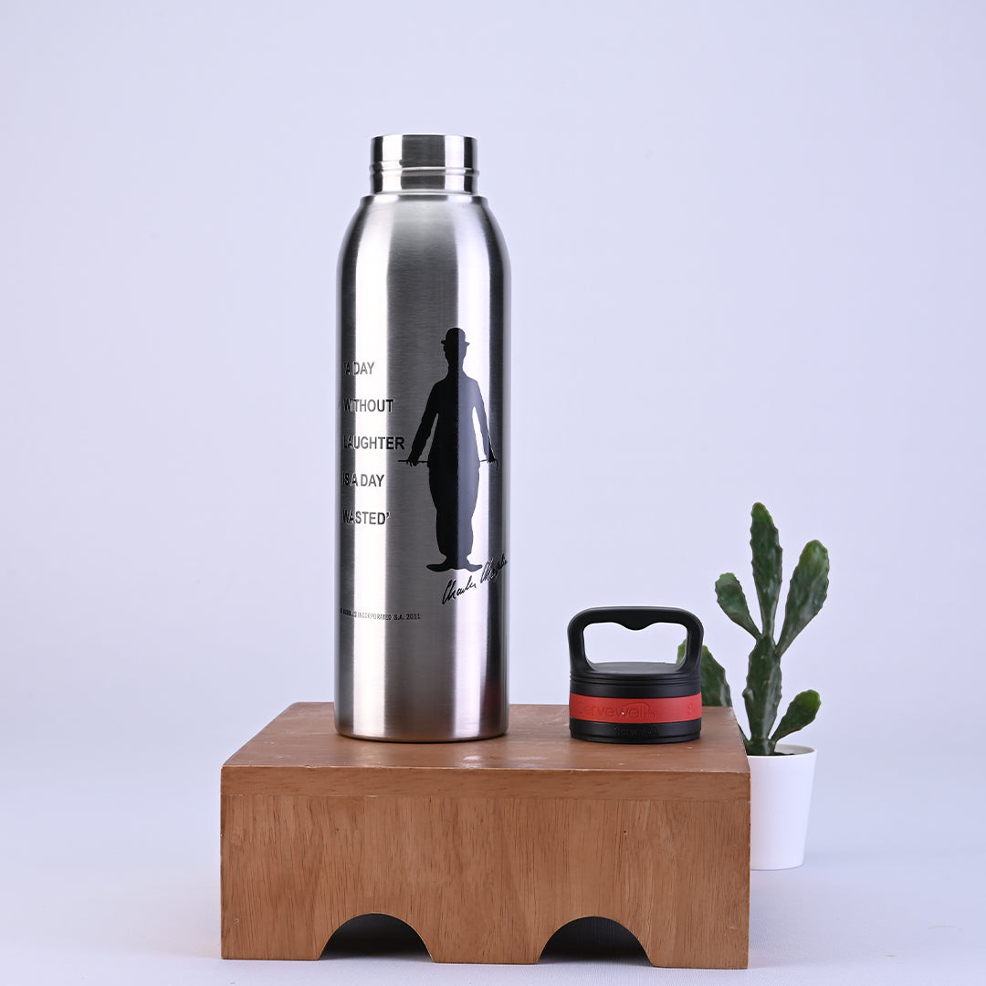 Oslo - SS Vacuum Bottle 720 ml - Charlie Chaplin Steel