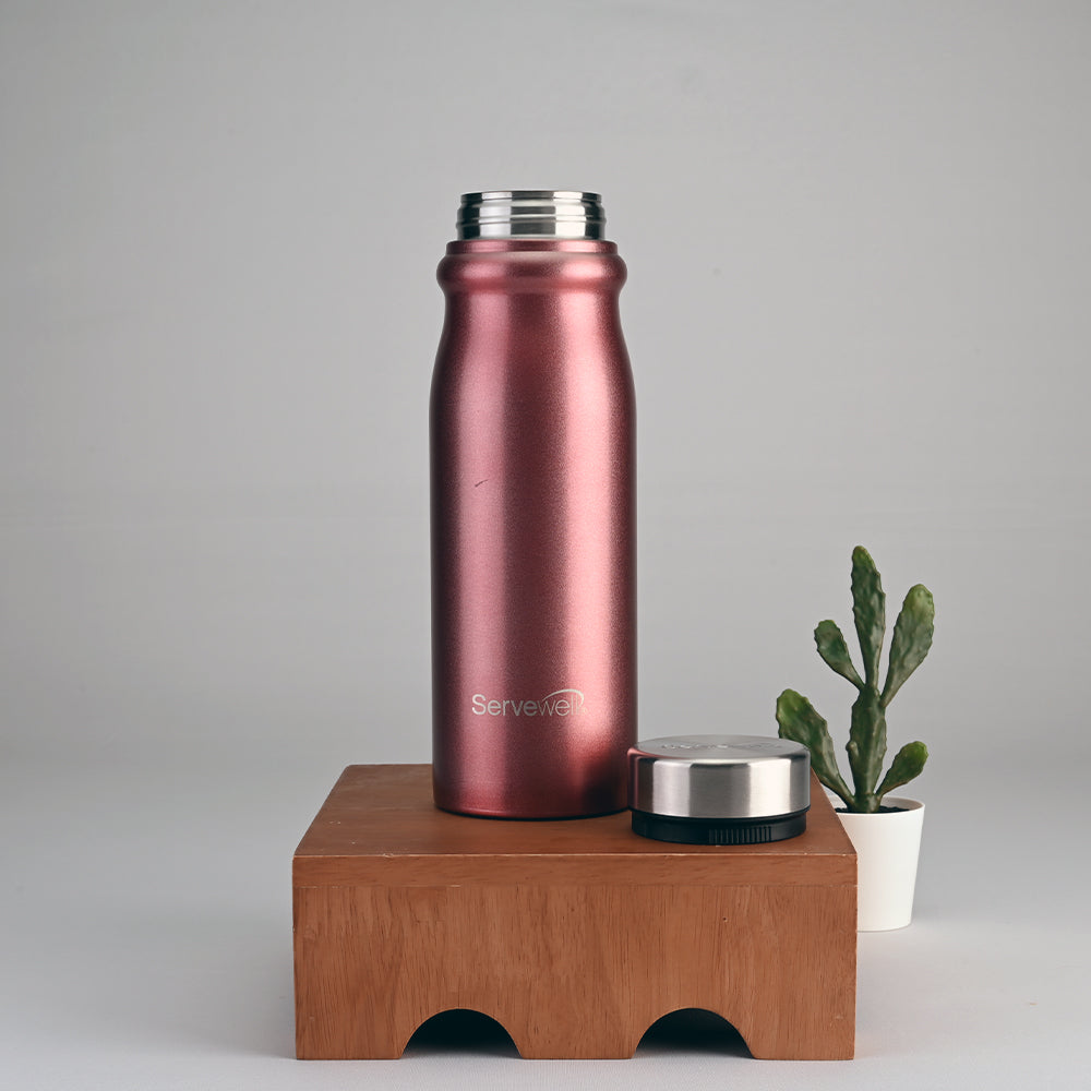 Hudson Steel Fridge Bottles Pink