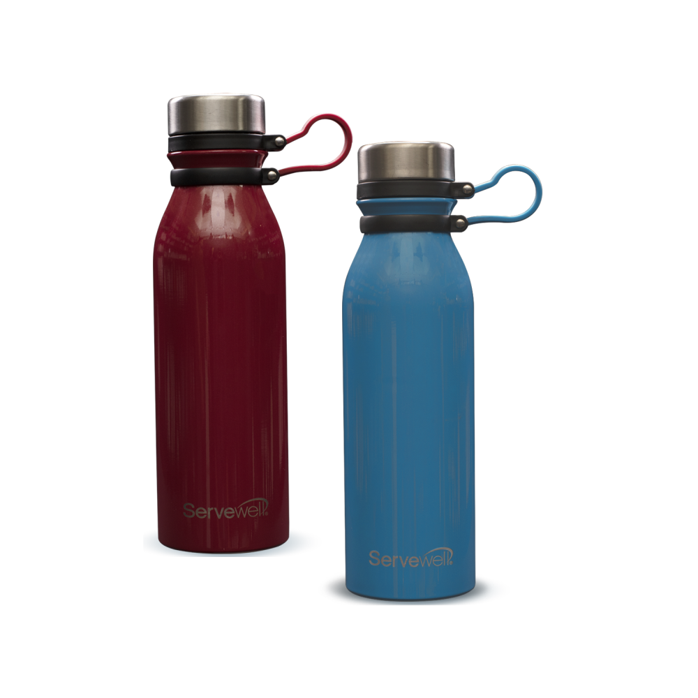 Laguna SS Vacuum Bottle 600 ml - Blue and Red