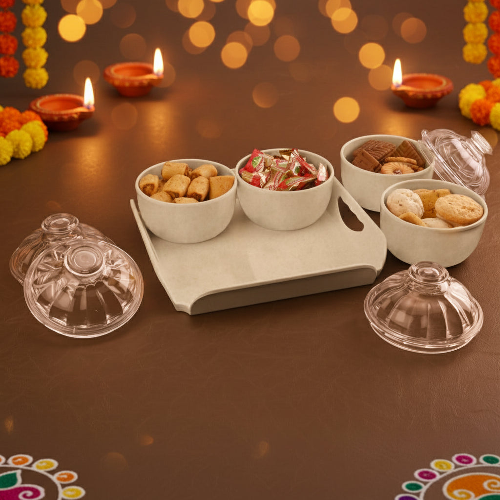 5pc Gifting Set: Pearl Candy Bowl