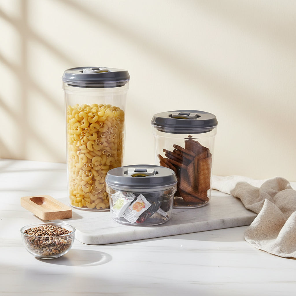 3 pc Lock - It Container Set Round