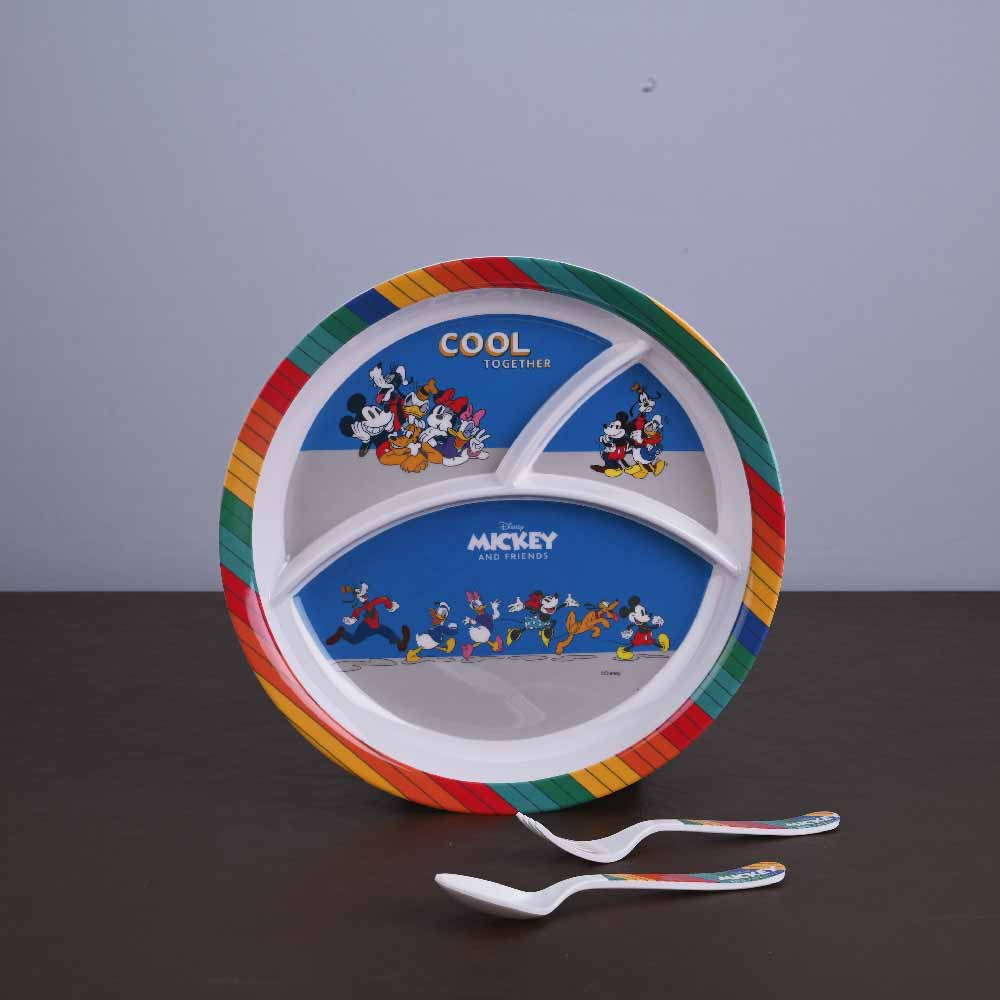 3pc 3 Partition (Round): Mickey