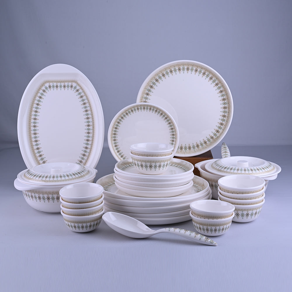 31 pc Dinner Set Arch Ikat