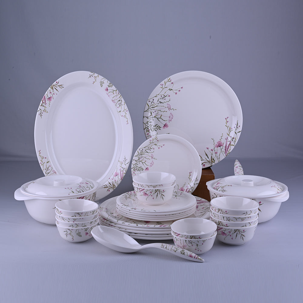 31 pc Dinner Set Rnd - Wild Flower