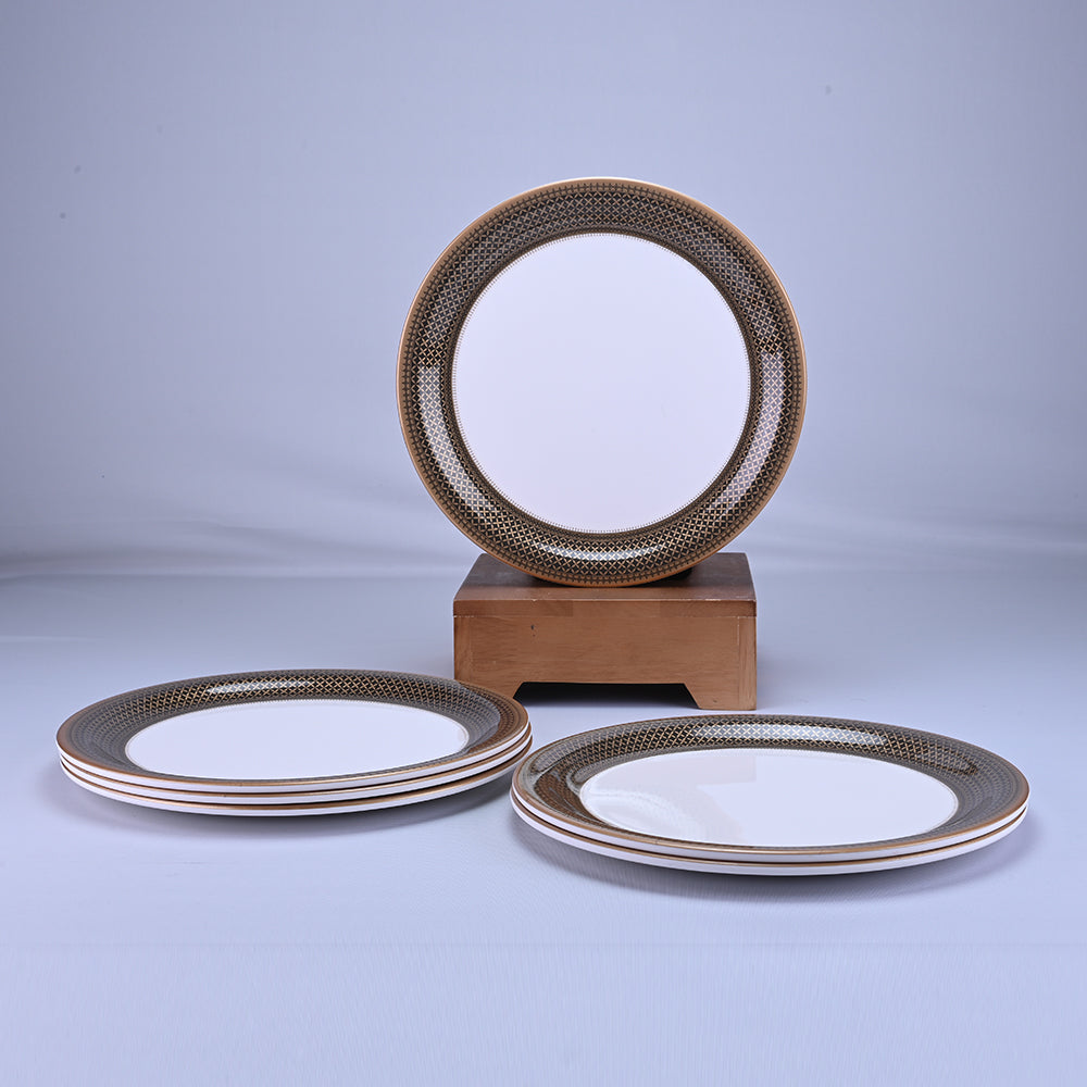 31 pc Dinner Set Rnd Gold - Heera
