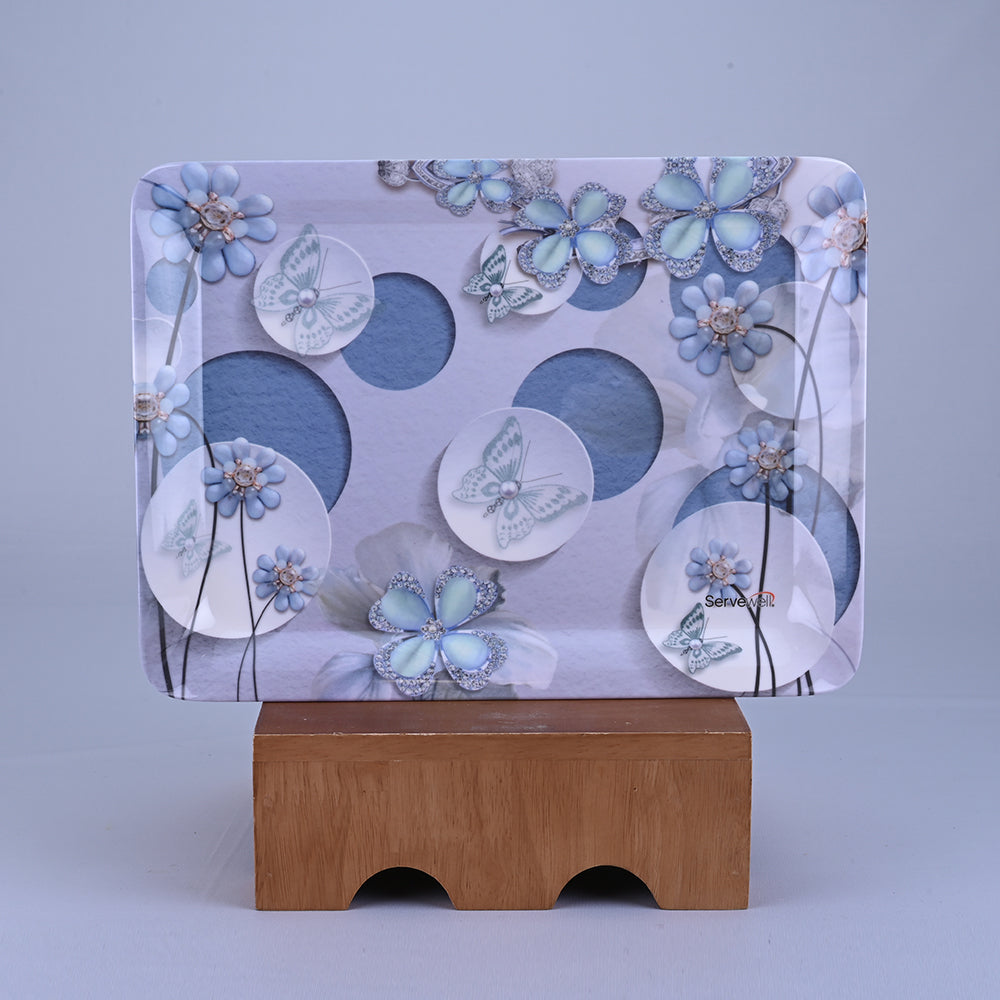 3 pc Tray Set Stylo - Butterfly