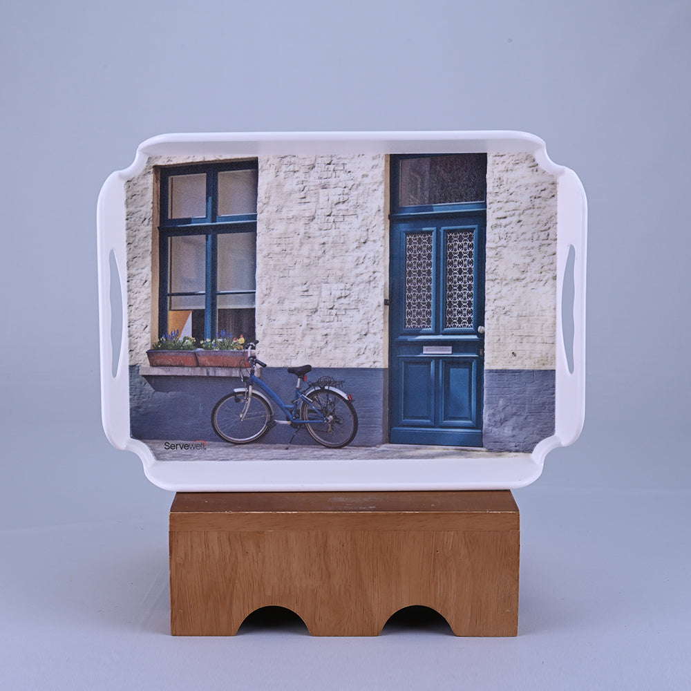 3 pc Tray Set Elegant - Bicycle