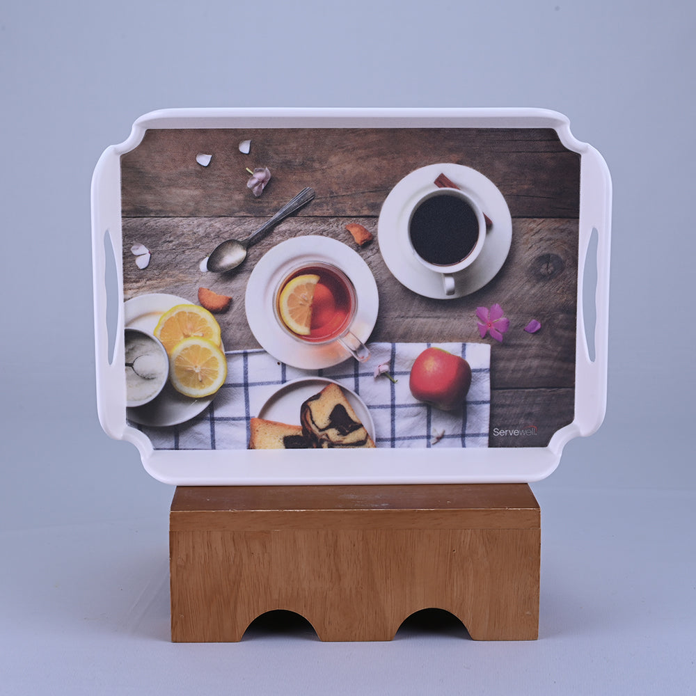 3 pc Tray Set Elegant - Morning Feast