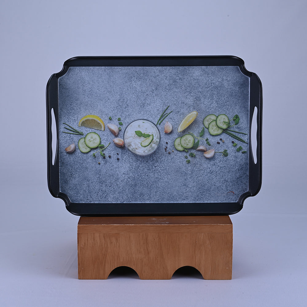 3 pc Tray Set Elegant - Keera