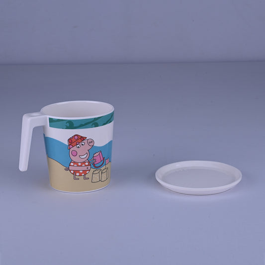 2pc Laura Mug and Coaster: Peppa Pig