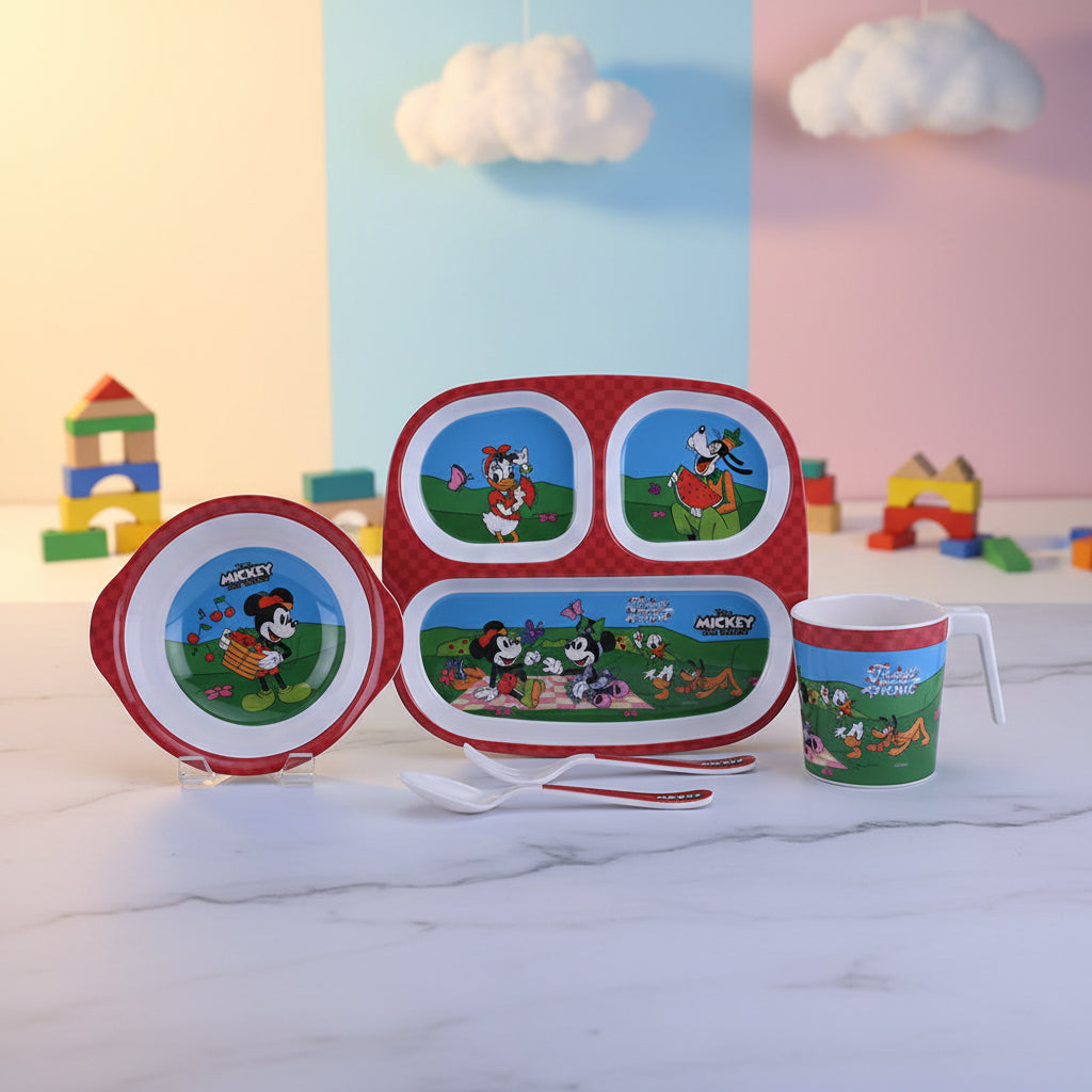 5 pc Kids Set - Mickey – Servewell Dinnerware