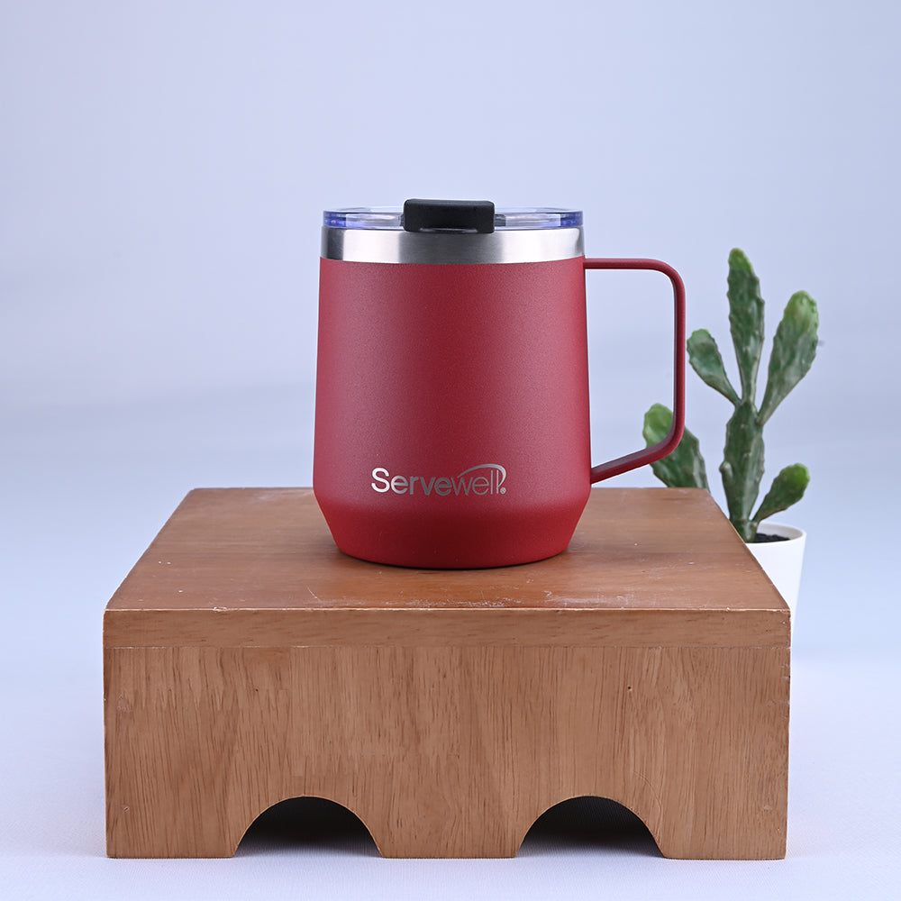 Coffee Mug SS Vacuum Dash 450 ml - Cherry