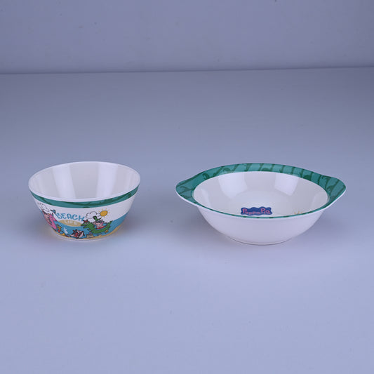 2 pc Bowl Cone & Handle Set - Peppa Pig