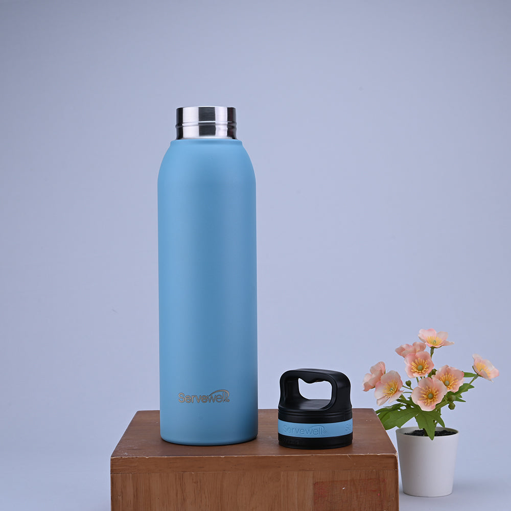 Oslo Vacuum Bottle - Pastel Blue