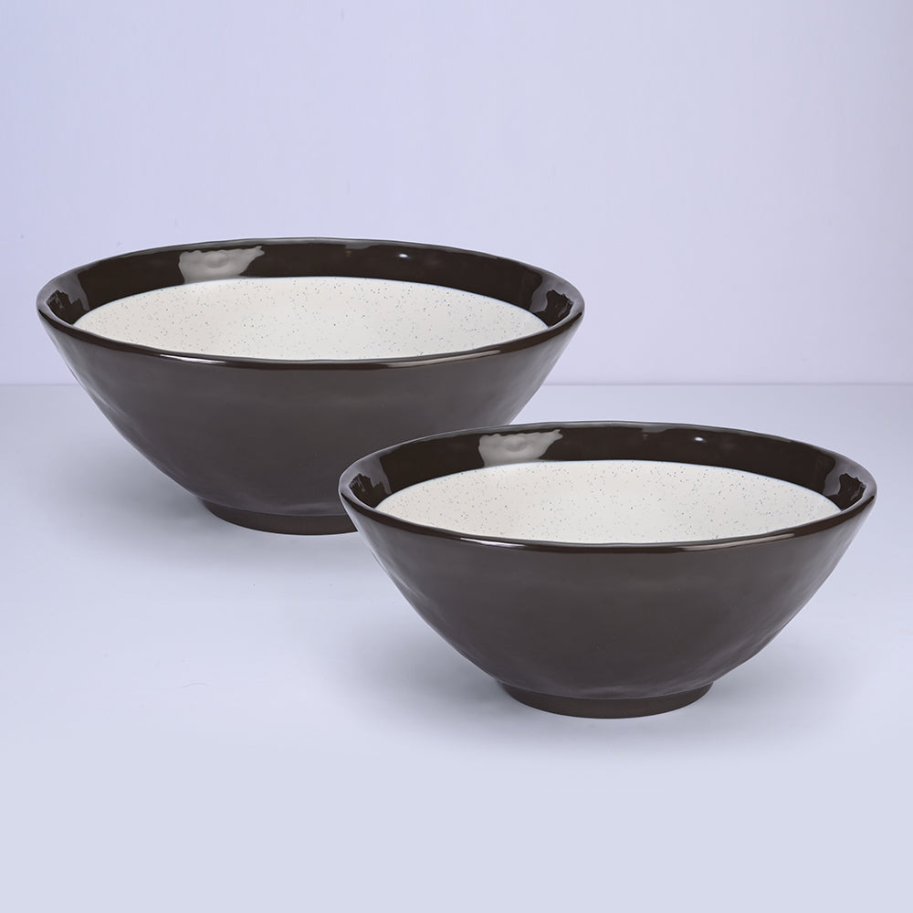 2 pc Ramen Bowl Set Dual - Dot + Terraclay