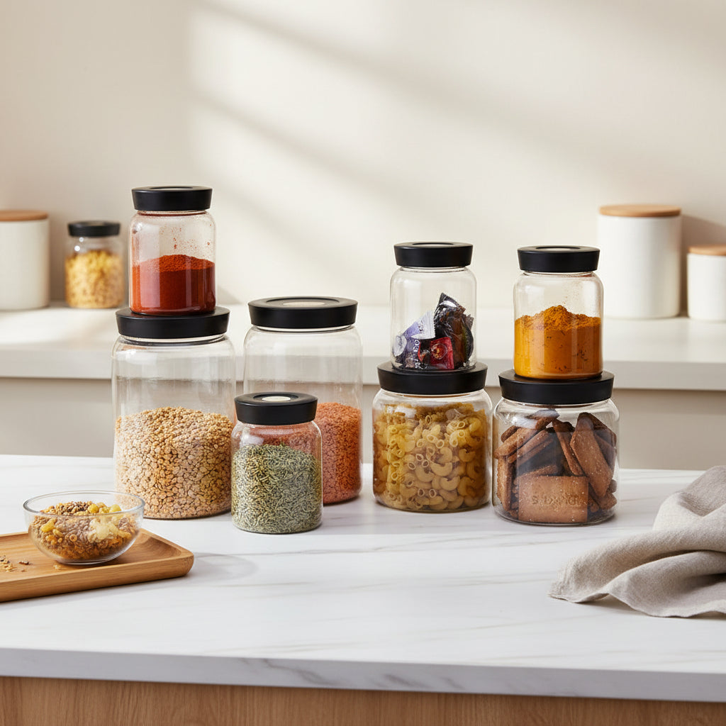 8 pc Container Airtight Twist-It Set - Round