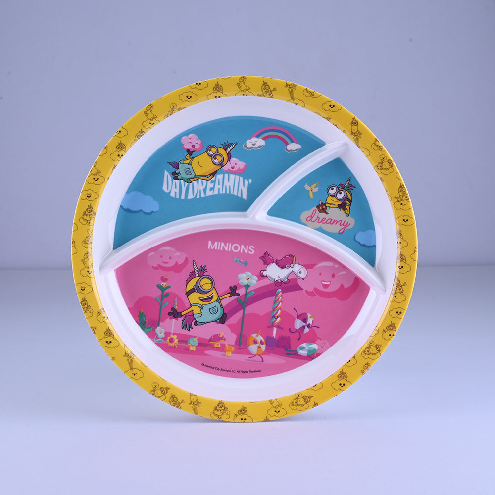 3 pc Rd 3Plate Fork & Spoon Set - Minions