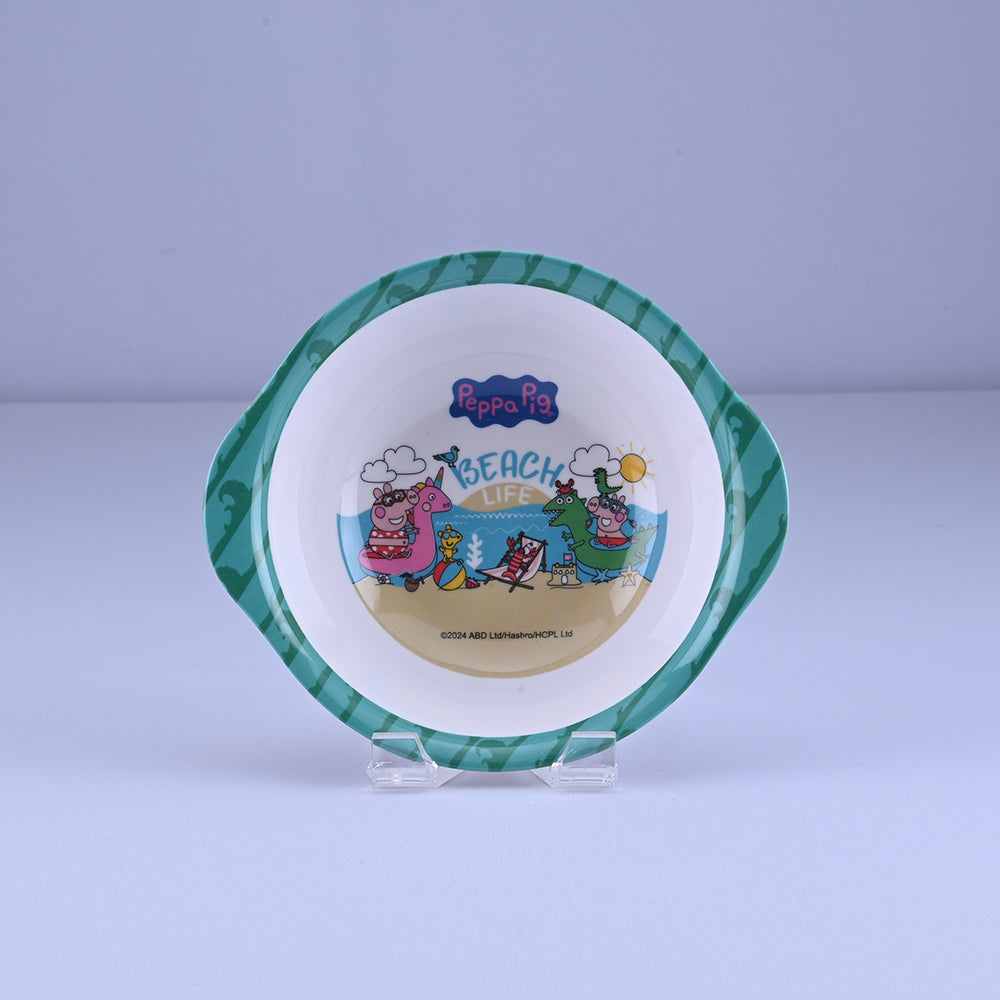 2 pc Bowl Cone & Handle Set - Peppa Pig