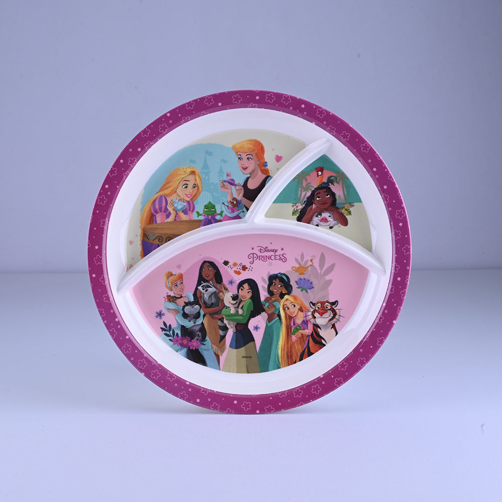 3 pc Rd 3Plate Fork & Spoon Set - Princess