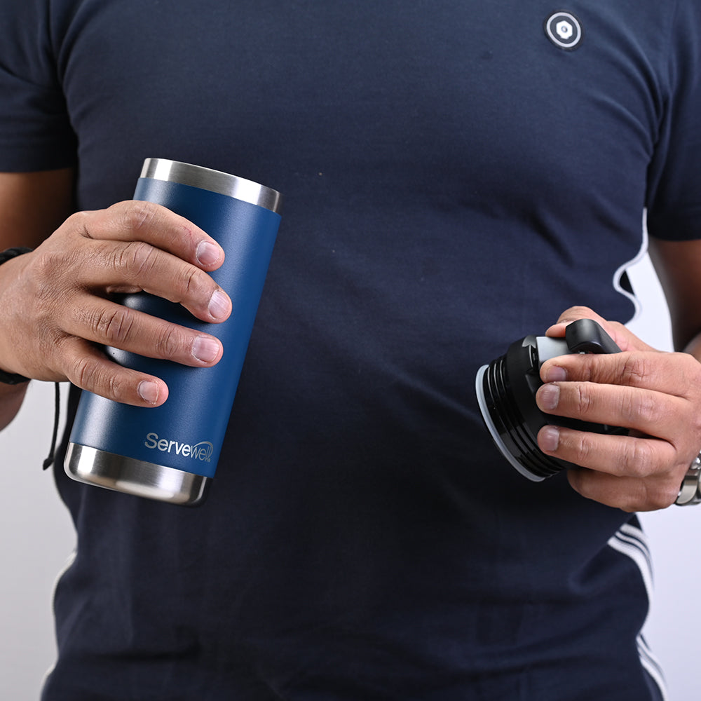 Texas SS Vacuum Bottle 500 ml - Navy Blue