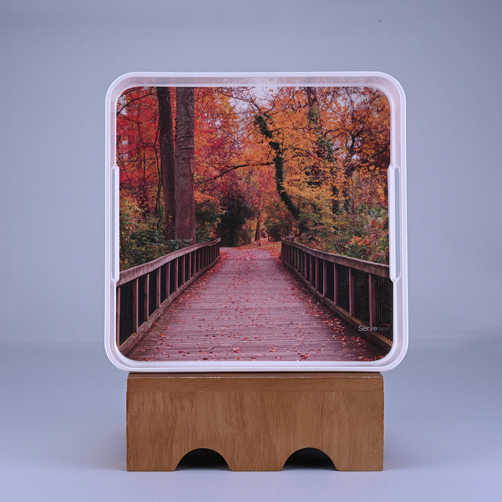 3 pc Tray Set Splendor - New Forest