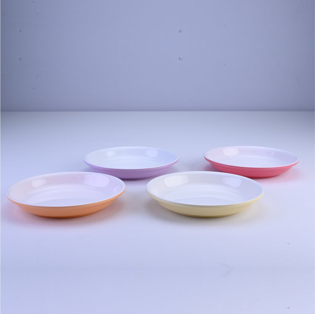 4 pc Snack Plate Set 17 cm Twin - Multi
