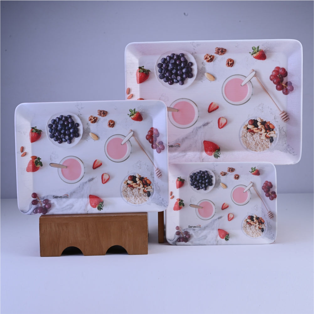3 pc Tray Set Twin Persian - Healthful
