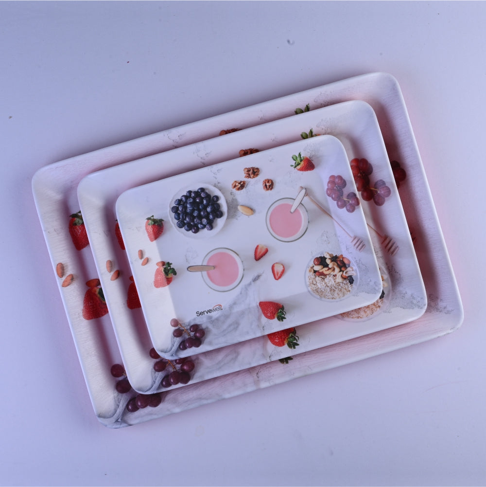3 pc Tray Set Twin Persian - Healthful