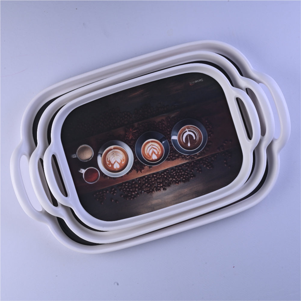 3 pc Tray Set Friendly - Joe
