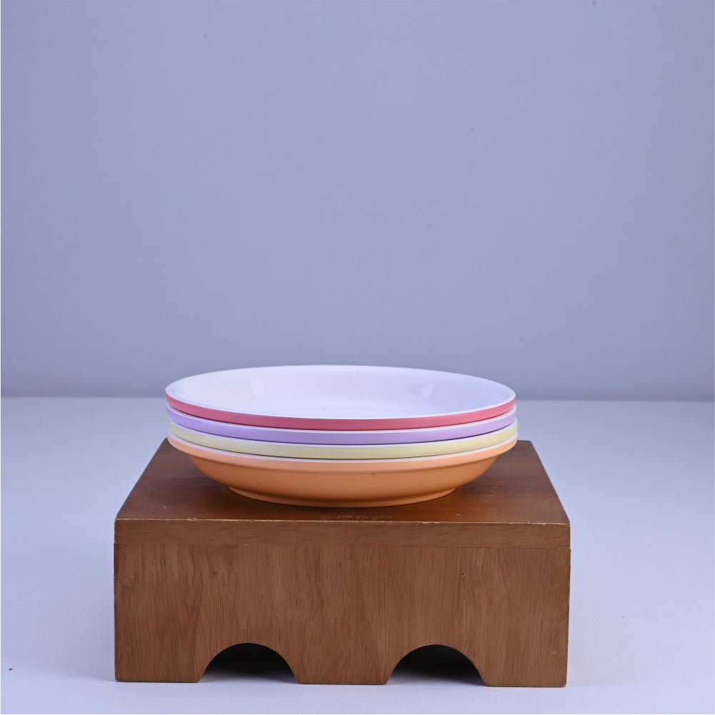 4 pc Snack Plate Set 17 cm Twin - Multi