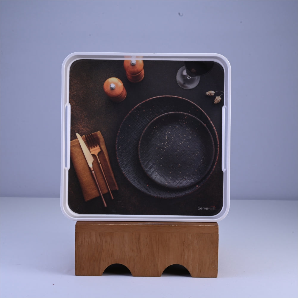 3 pc Tray Set Splendor - Stone