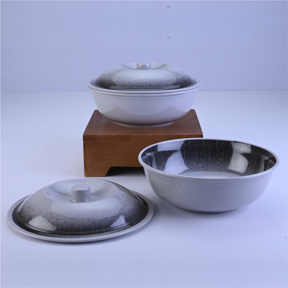 31 pc Dinner Set Gravel - Dot Silver