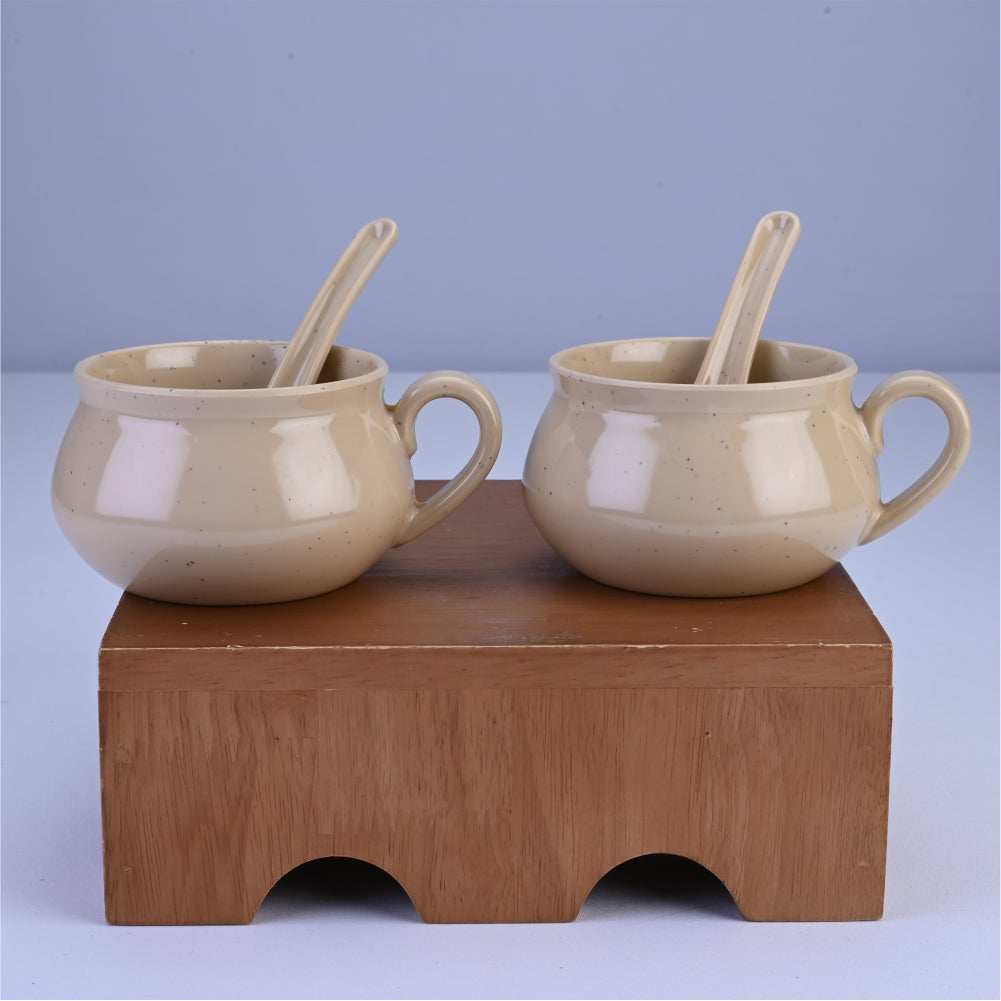4 pc Soup Mug Set