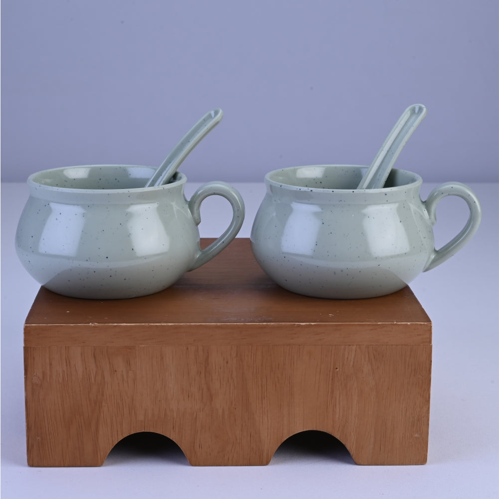 4 pc Soup Mug Set