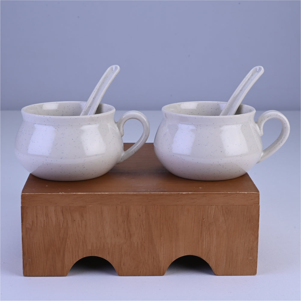 4 pc Soup Mug Set