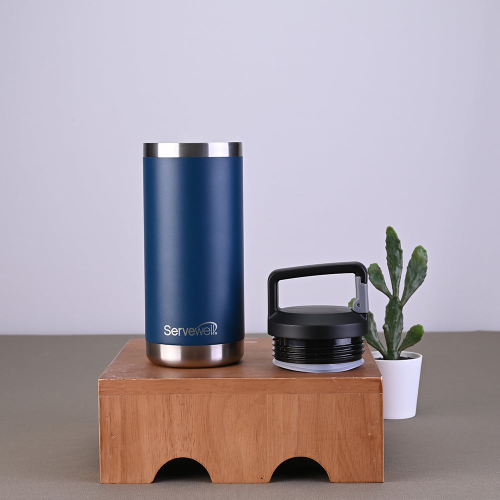 Texas SS Vacuum Bottle 500 ml - Navy Blue