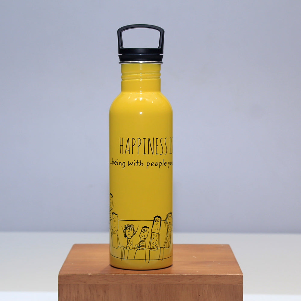Striker SS Single Wall Bottle 800 ml - Happiness Is