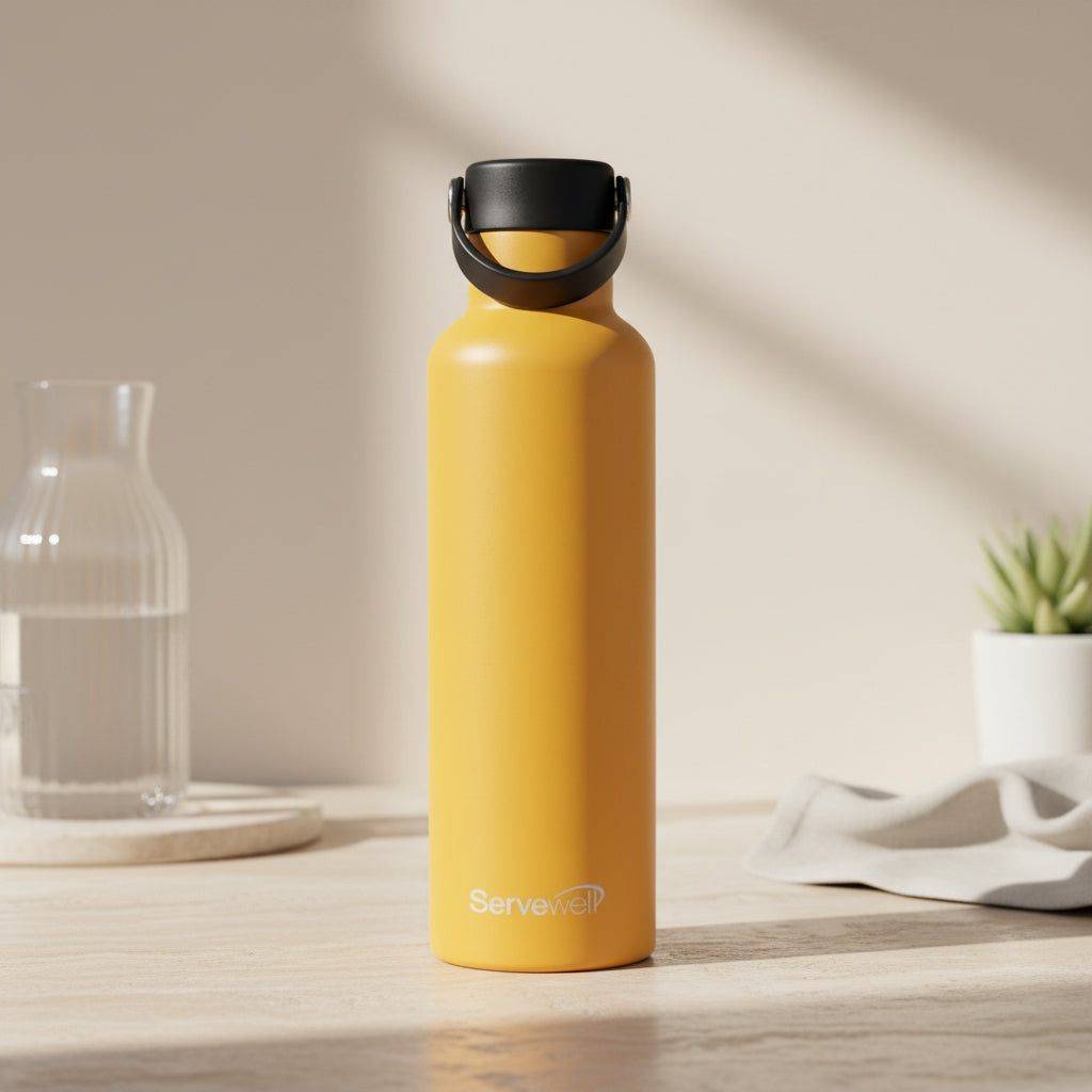 Metro SS Vacuum Bottle 500 ml - Yellow and Red