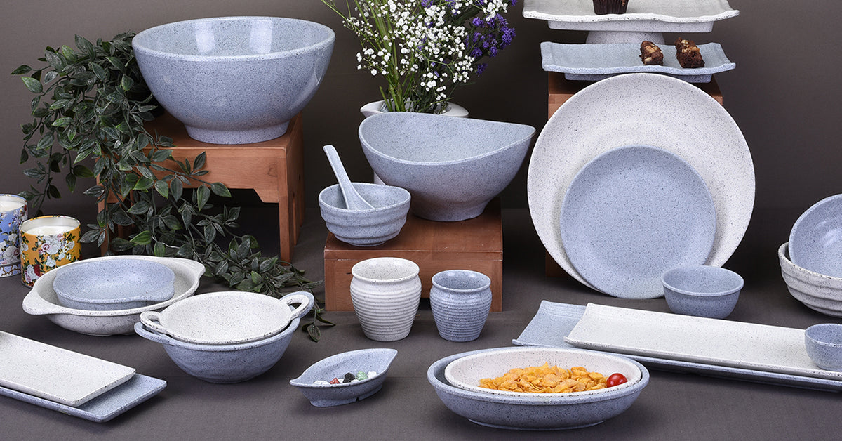 Servewell Dinner Set Serve Well Plates Pc Dinner Plate Set 2Tone