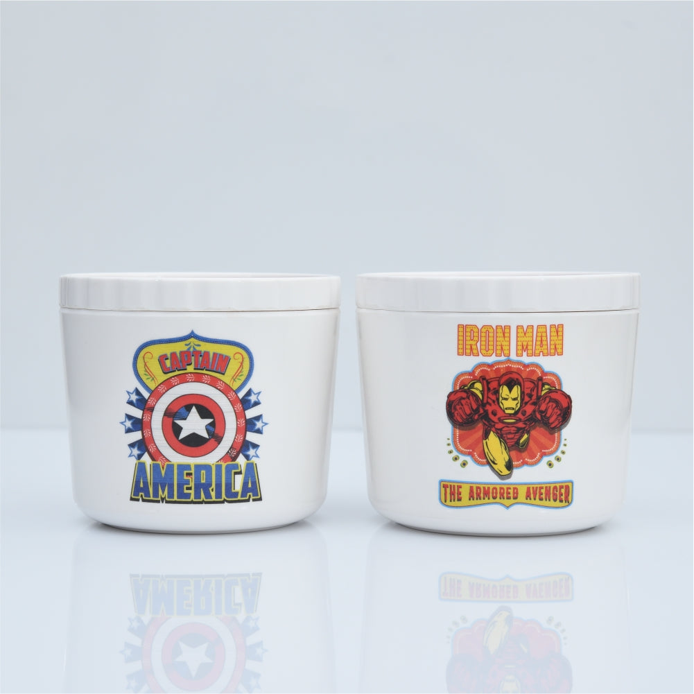 4 pc Elegant Jar Set 500 ml - Avengers